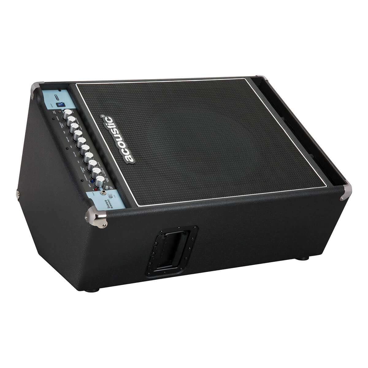 Right wedge angle view of Acoustic B300C 300-Watt Bass Combo Amp