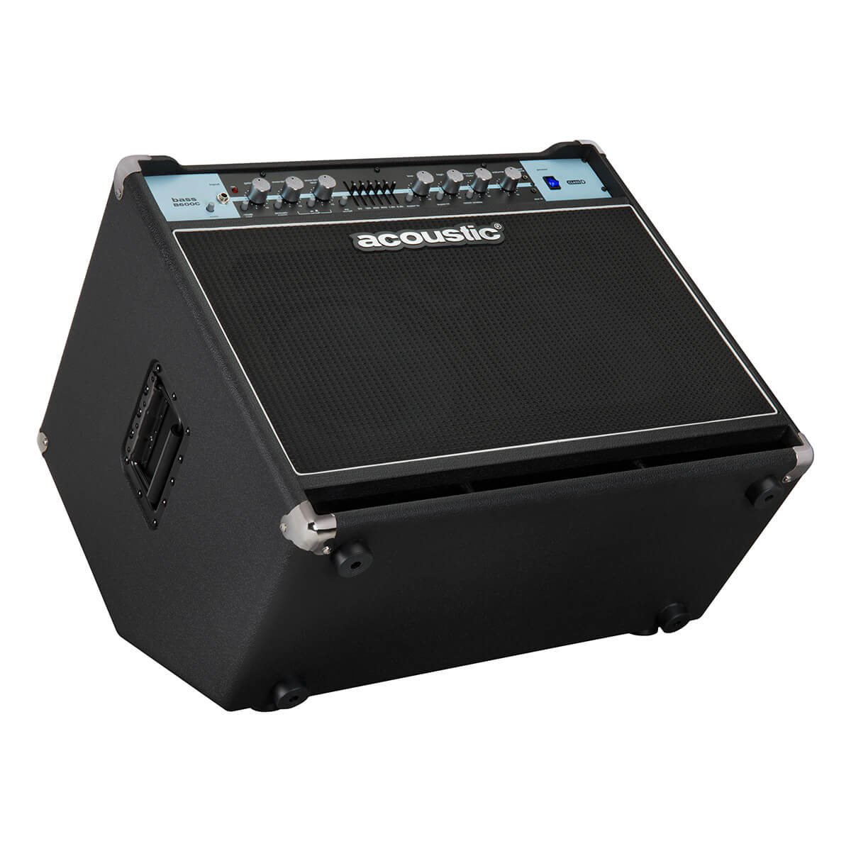 Right wedge angle view of Acoustic B600C 600-Watt Bass Combo Amp