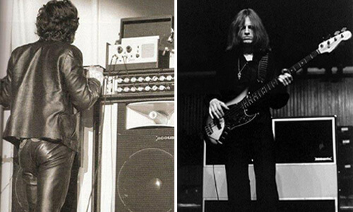 Doors Acoustic Amps and John Paul Jones with Acoustic amps